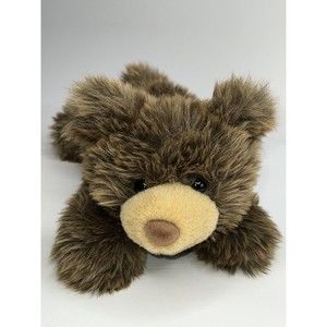 Gund Heads & Tails Toy Bear Plush Brown Faux Fur 13 Inches